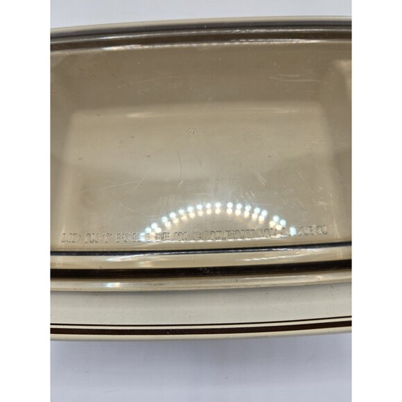 Vintage Litton Ware Conventional Oven Microwave Lidded Cookware 2 set 2 W… - Picture 7 of 13